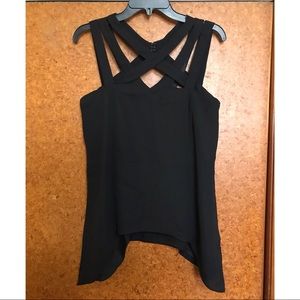Strappy Black Dressy Tank